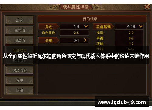 从全面属性解析瓦尔迪的角色演变与现代战术体系中的价值关键作用